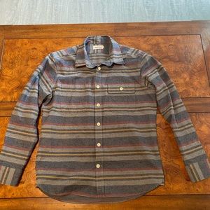 Taylor Stitch The Moto Shirt in Blanket Stripe